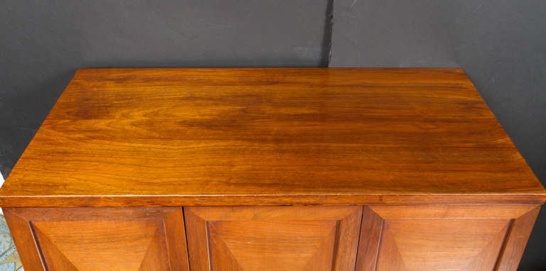 Mid-Century Modern Pair of Teak Cabinets