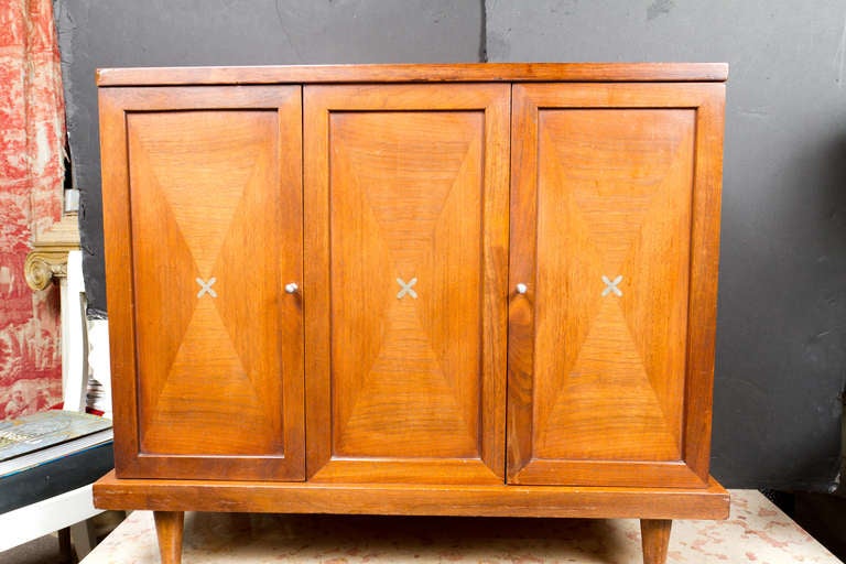 Mid-20th Century Pair of Teak Cabinets