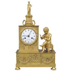 Fine Empire Mantel Clock 12