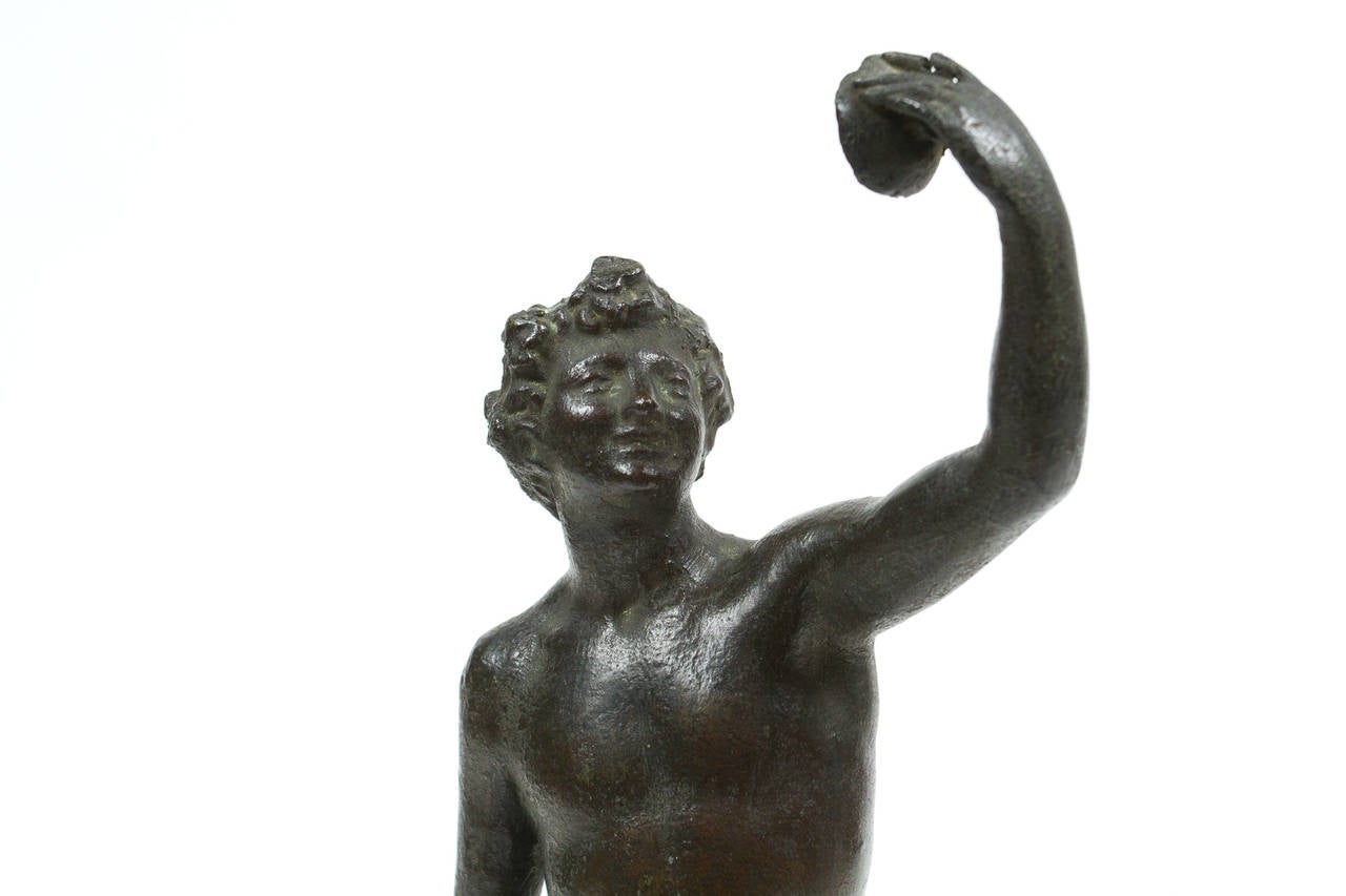 Late 19th Century Grand Tour Bronze of Young Bacchus