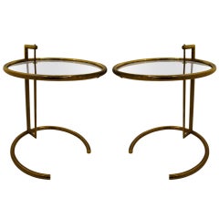 Pair of Occasional Tables by Eileen Gray.
