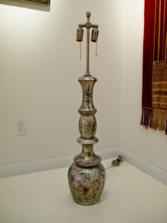 Vintage Carved Lamp in the Manner of James Mont