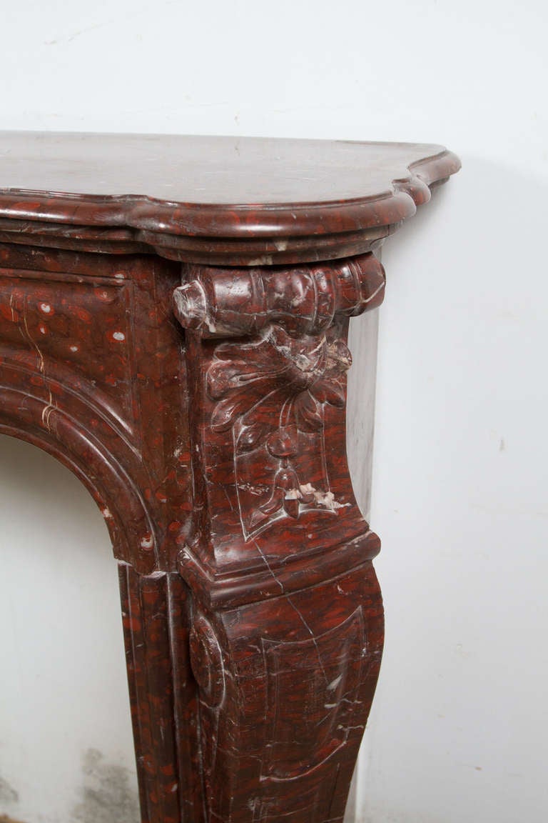 French Regence Style Mantel For Sale
