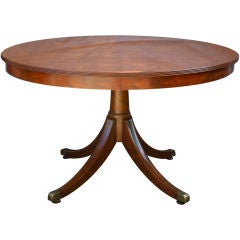 Regency Style Mahogany Circular Table