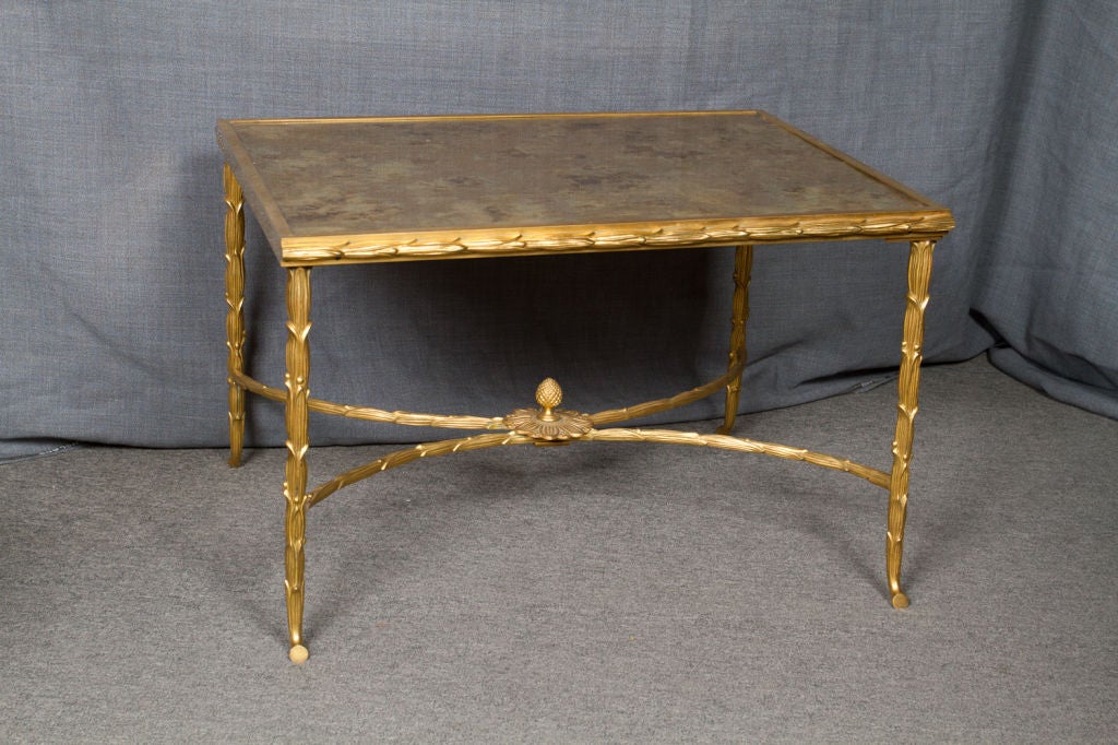 French Three Part Coffee Table by Maison Bagues