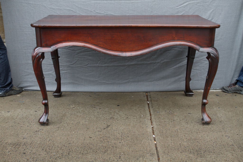 Important Irish Early Georgian Walnut Console Table