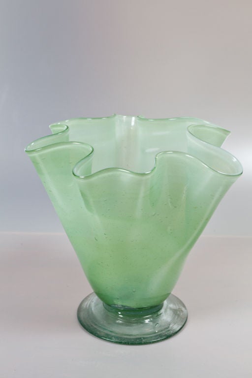 Mid-20th Century Italian Art Glass Vase For Sale