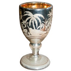 Beautiful Mercury Glass Cup