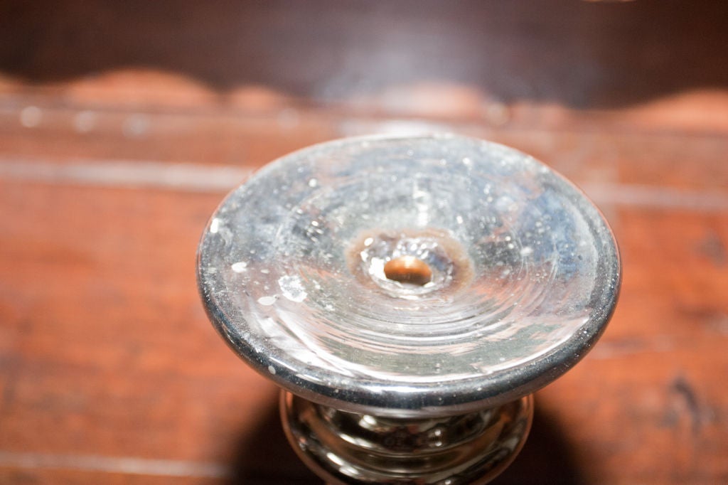Beautiful Mercury Glass Candlestick
