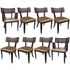 Set of Eight Dining Chairs by Edward Wormly for Dunbar