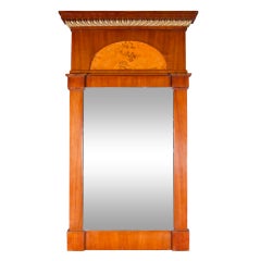 Biedermeier Period Mahogany Mirror 7