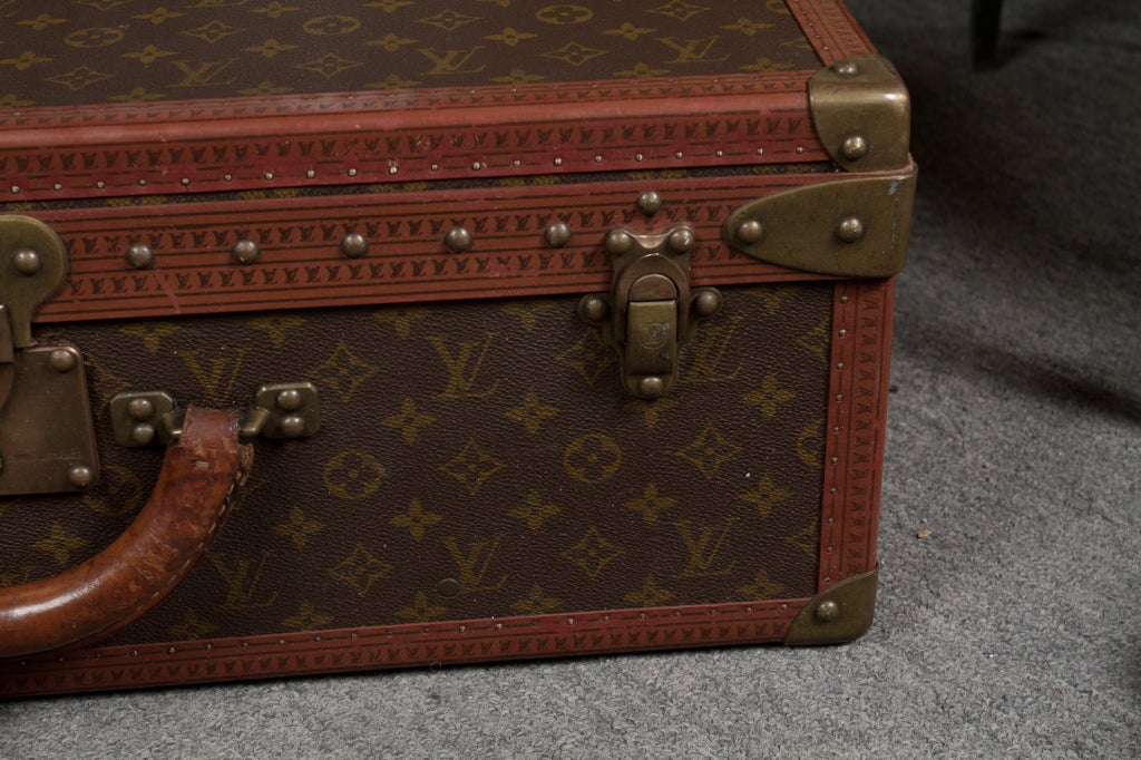 French Vintage Vuitton suitcase.