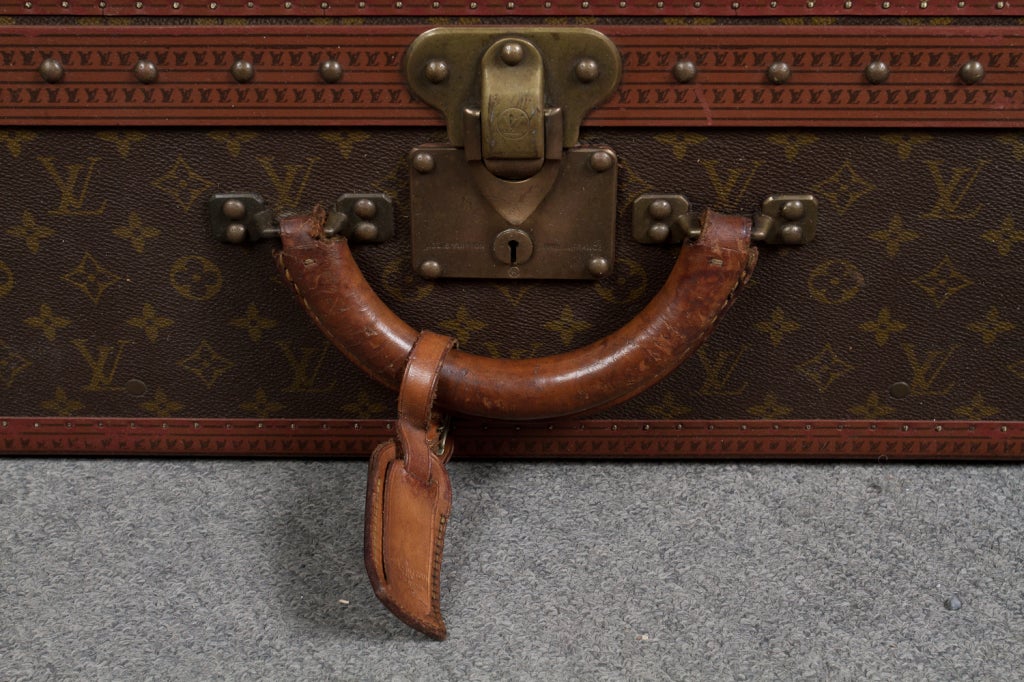 Mid-20th Century Vintage Vuitton suitcase.