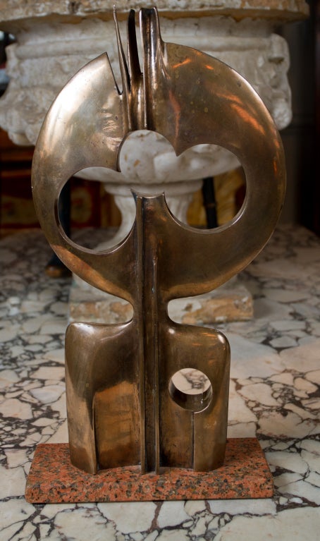Bronze Sculpture By Elvio Becheroni