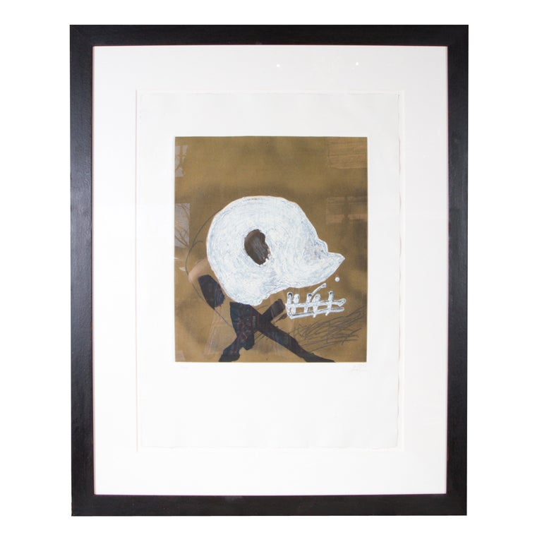 Limited Edition Etching by Antoni Tapies "Grand Central" For Sale