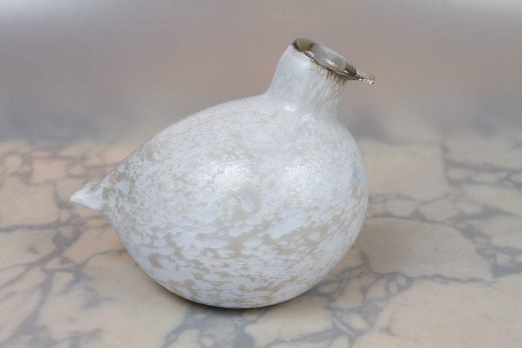 Pair of Oiva Toikka Glass Birds 1