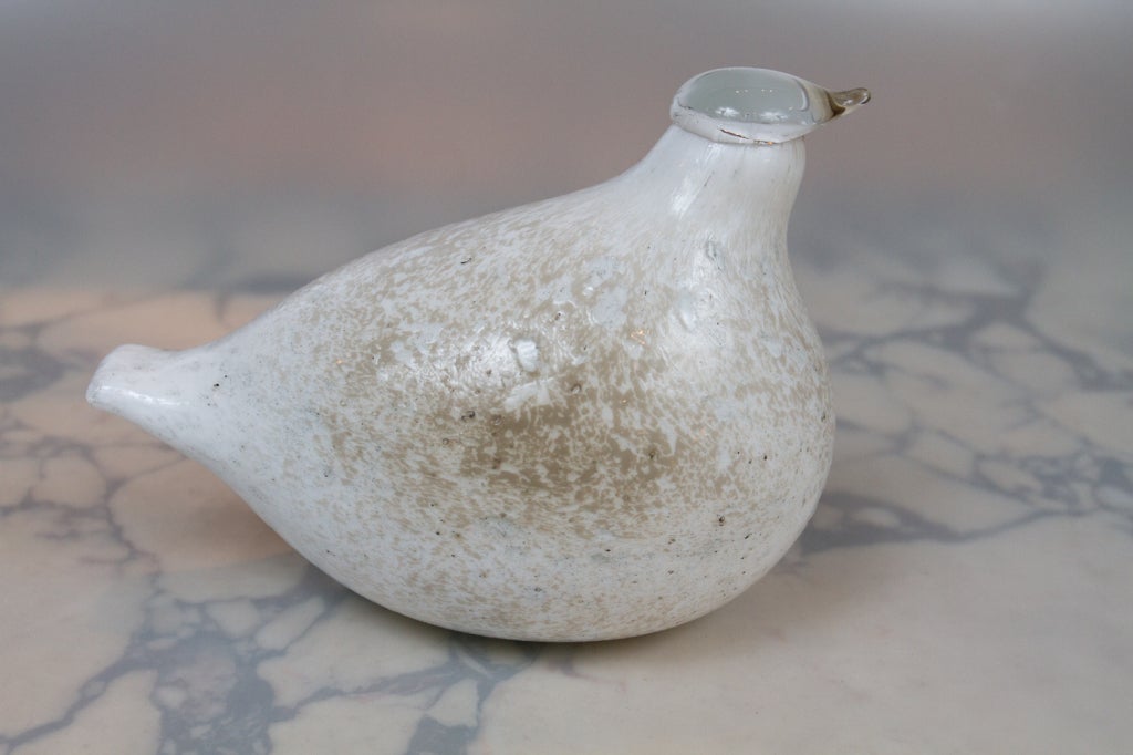 Pair of Oiva Toikka Glass Birds 3