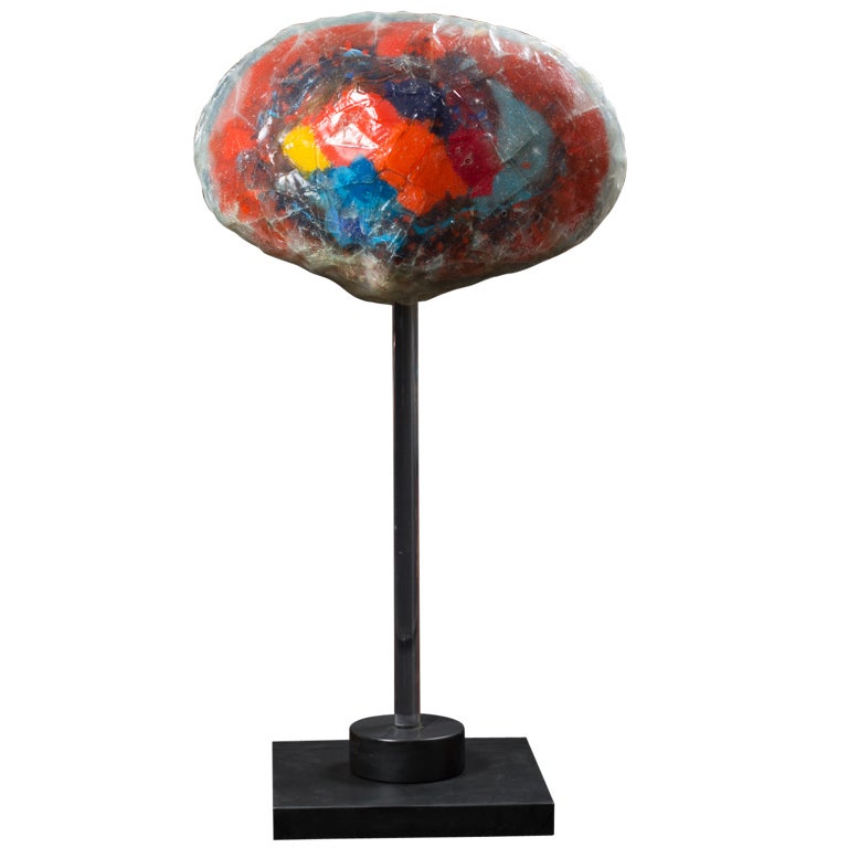 "Mushroom Cloud" Resin Sculpture by Yeffe Kimball For Sale