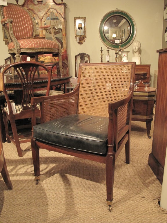 Pair Of Regency Library Armchairs
