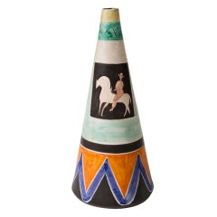 Italian 1950's Ceramic Vase 7