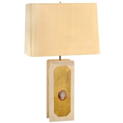 Lampe en marbre de Georges Mathias