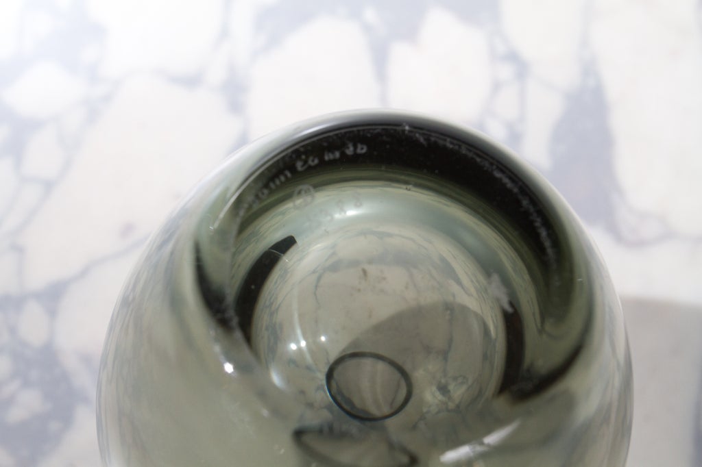 Danish Per Lutken Glass Bowl for Holmegaard For Sale