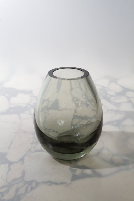 Milieu du XXe siècle Bol en verre Per Lutken pour Holmegaard en vente