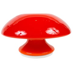 Italian Glass Mushroom Lamp