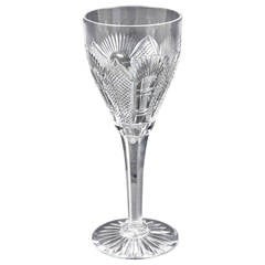 Antique Large Cut Crystal Chalice Wedding Cup 11