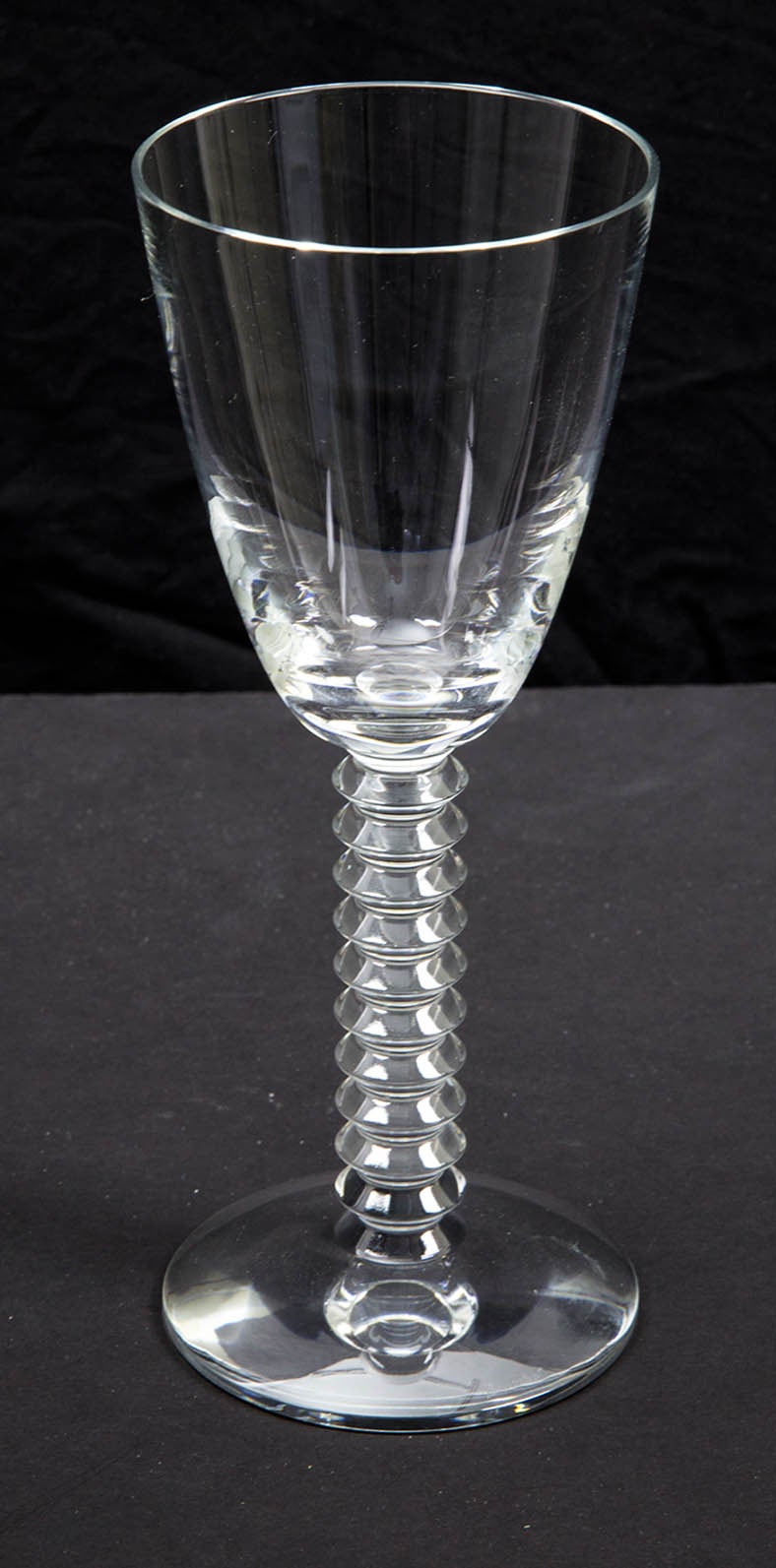 Modern 36 Baccarat Crystal Glasses in Lalande Pattern