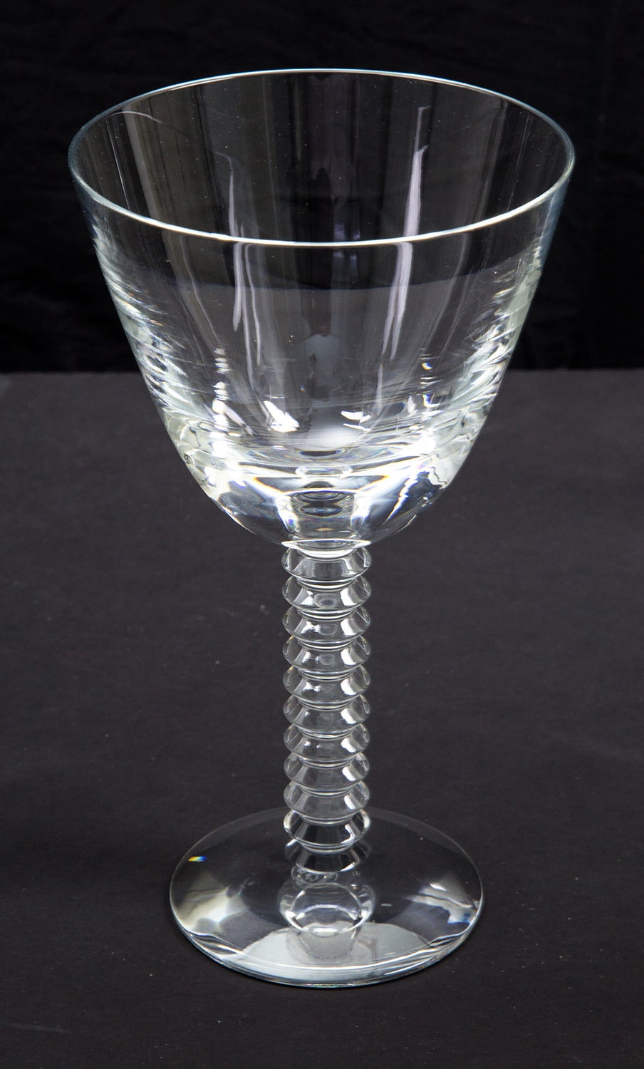 36 Baccarat Crystal Glasses in Lalande Pattern In Excellent Condition In Montreal, QC