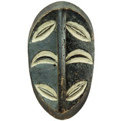 Antique African Congo Lega Tribal Mask