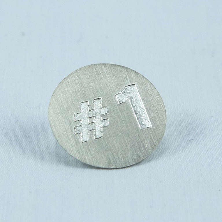 Marcador de Bolas de Golf y Divot de Plata de Ley Personalizados Canadiense en venta