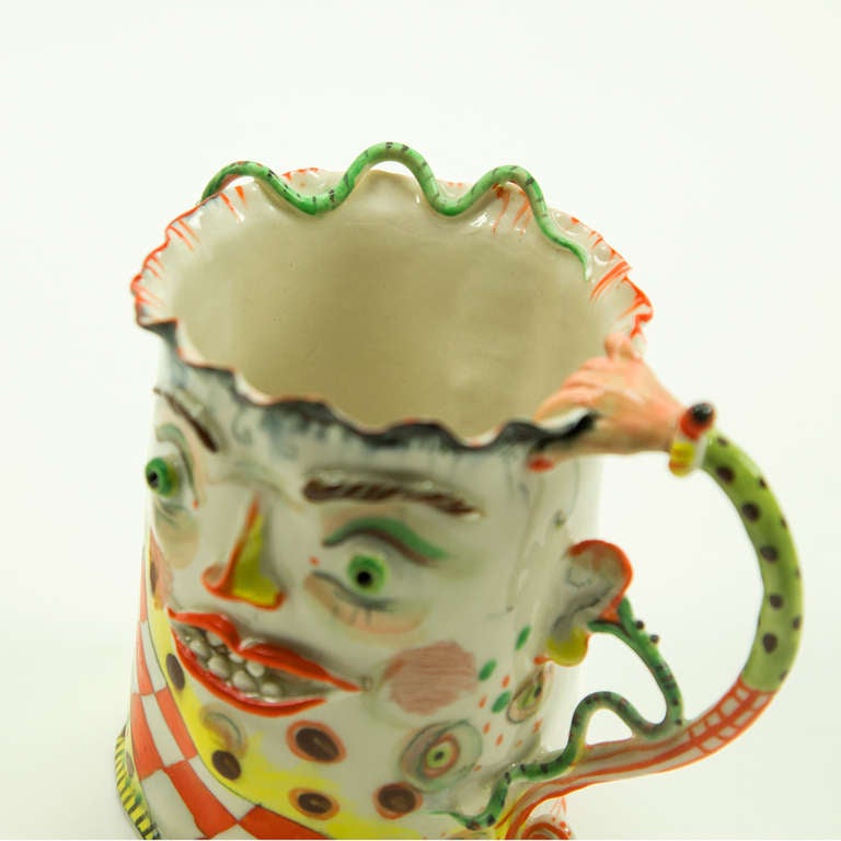Rare Large Figural Porcelain Mug by Irina Zaytceva 1