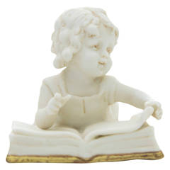 Antique Bisque Figurine of a Little Girl Germany