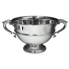 Crichton Bros London Sterling Silver Punch Bowl