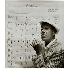 Vintage Cole Porter Posing in his Beverly Hills Home, 1954 by Bob Willoughby