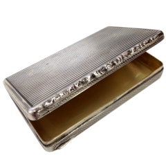 Tabacchiera ungherese in argento