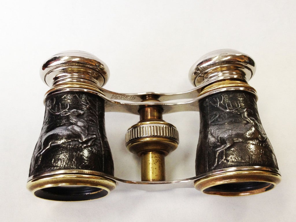 French Antique Figural Binoculars Opera Glasses Paris