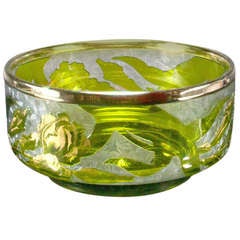 Vintage Rare 1950s Signed Baccarat Bowl