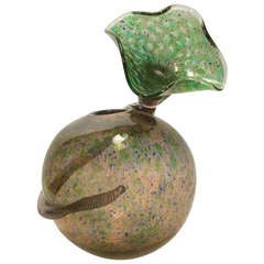 Rare Signed Handblown Art Glass Vase Richard Price 4