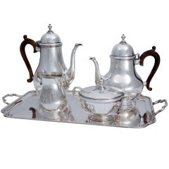 Gorham & Chrichton Sterling Silver  Tea Set & Tray