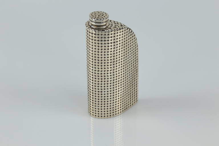 Fabulous John Hardy sterling silver continuous dots flask 4.75”, 5.13” including top x 2.5”; marked with John Hardy logo 925 Indonesia; approx. weight: 213.3 gm.; in original John Hardy pouch and box. For that special someone, including you!