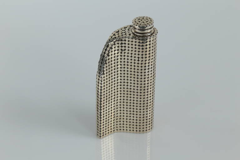 John Hardy Sterling Silver Dot Collection Flask In Excellent Condition In Montreal, QC