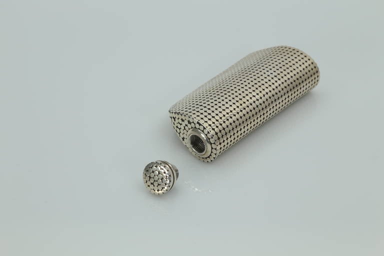 20th Century John Hardy Sterling Silver Dot Collection Flask