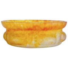 Art Deco Daum Nancy Glass Bowl, circa 1920s 3