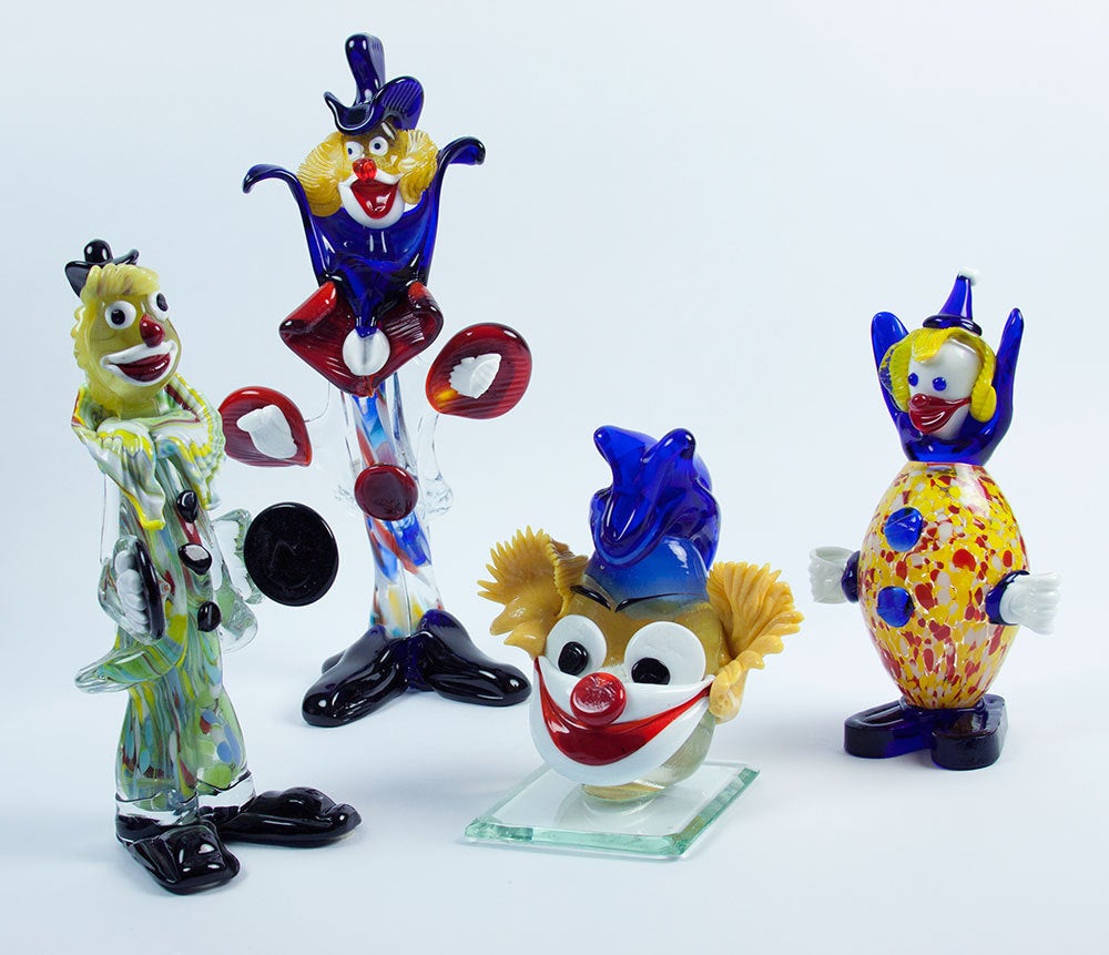 murano clowns 1970s