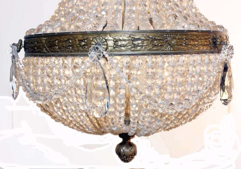 French Louis XVI Style Chandelier For Sale