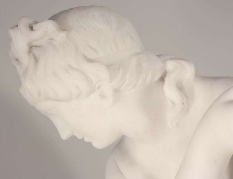 Marble Statue of "Crouching Venus" at 1stdibs