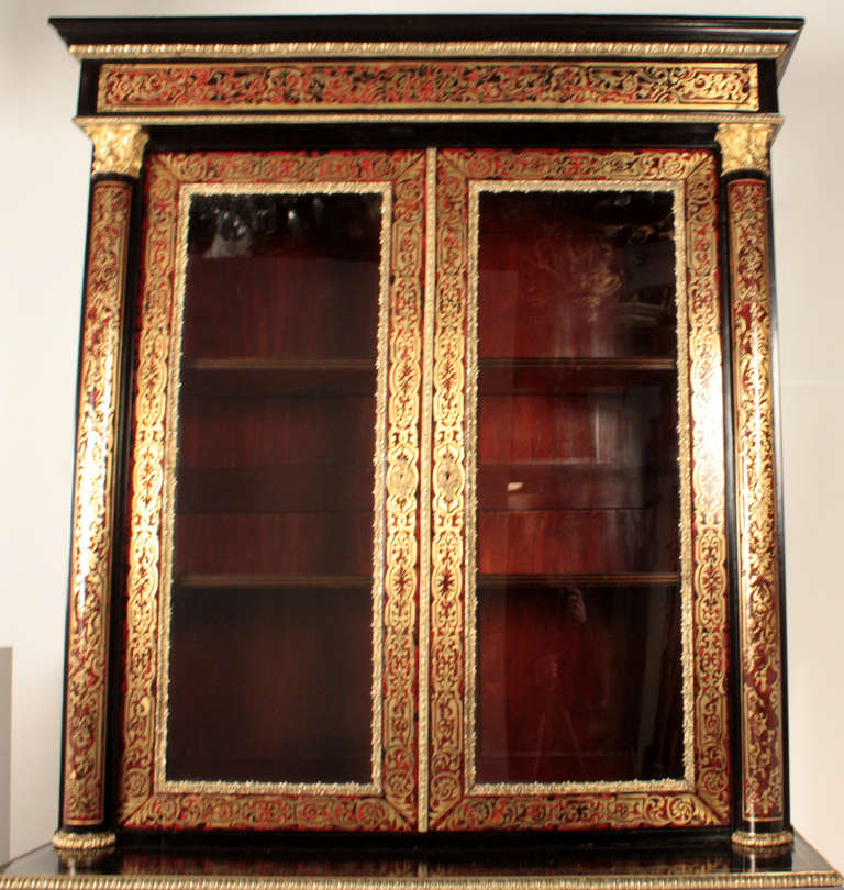 Napoleon III Napoleaon III Boulle Bookcase